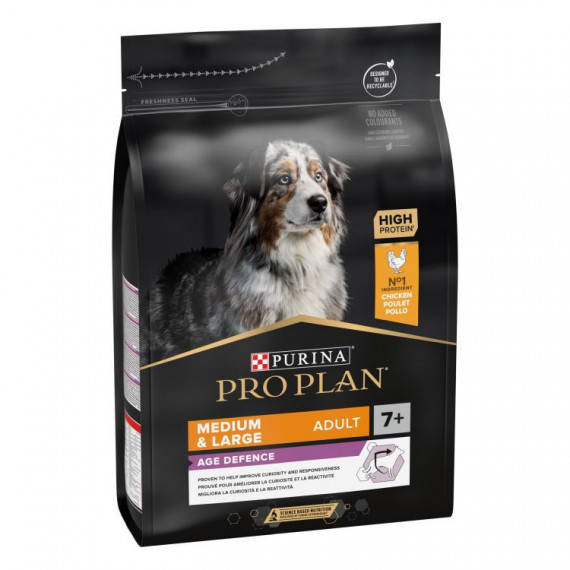 PROPLAN Perro Adulto Medium/large Age Defend +7 Pollo 3 Kg