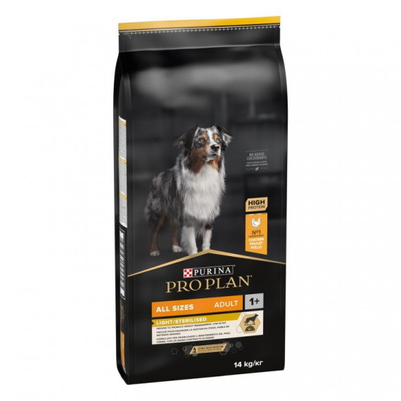 PROPLAN Perro Adulto Light/sterilised Pollo 14 Kg