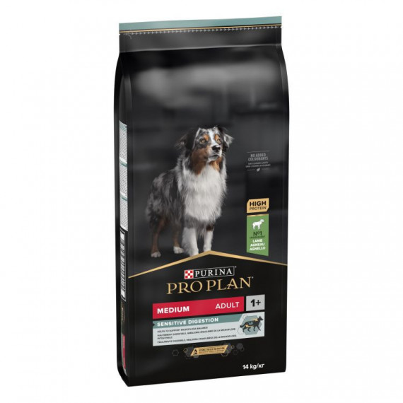 PROPLAN Perro Adulto Medium Digest Cordero 14 Kg