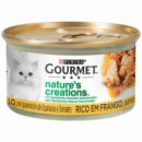GOURMET Gato Natures Creations Pollo 85 Gr