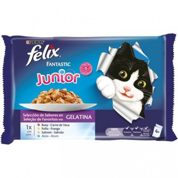 FELIX Gato Junior Grill Gelatina 85 Gr