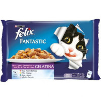FELIX Gato Adulto Fantastic Seleccion Favorita 4X85 Gr