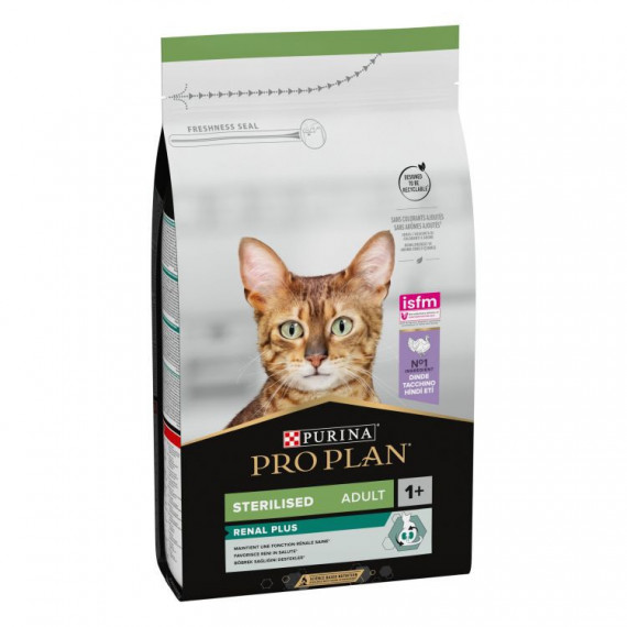 PROPLAN Gato Adulto Sterilised Renal+ Pavo 1,5 Kg