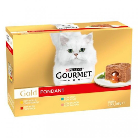 GOURMET Gato Gold Fondant Surtido 12X85 Gr