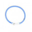 DUVO Perro Collar Luz USB Silicona Azul 70X1X1.5 Cm