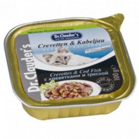 Dr Clauder Gato Adulto Gamba Merluza Salsa Tarrina 100 Gr  DR. CLAUDER'S
