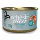 SCHESIR Gato Adulto Silver Filete de Atún y Caballa Lata 70