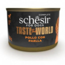 SCHESIR Perro Adulto Taste World Pollo con Paella Lata 150 G