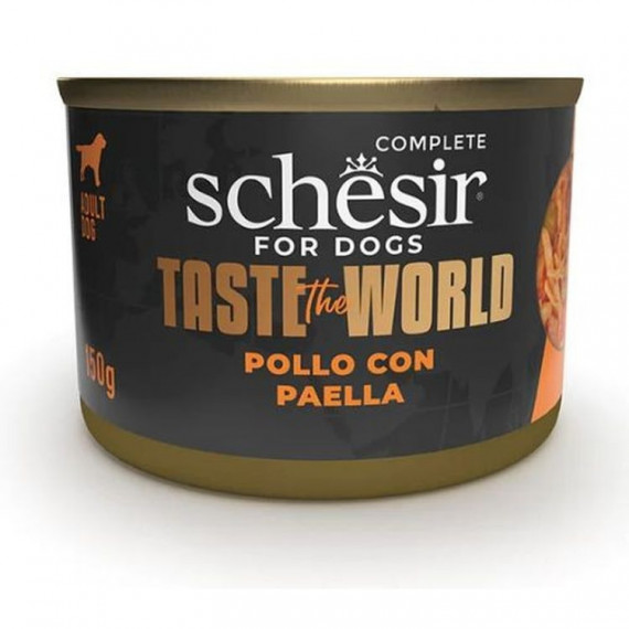 SCHESIR Perro Adulto Taste World Pollo con Paella Lata 150 G
