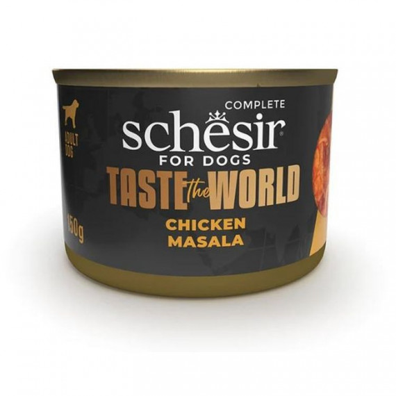 SCHESIR Perro Adulto Taste World Pollo Masala Lata 150 Gr