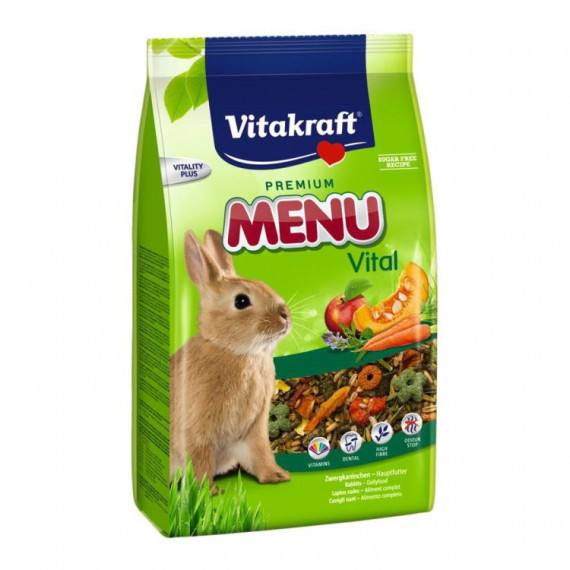VITAKRAFT Conejo Menu Vital 3 Kg