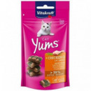 VITAKRAFT Gato Snack Yums Pollo Hierba 40 Gr