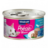 VITAKRAFT Gato Adulto Poesie Mousse Salmon Lata 85 Gr