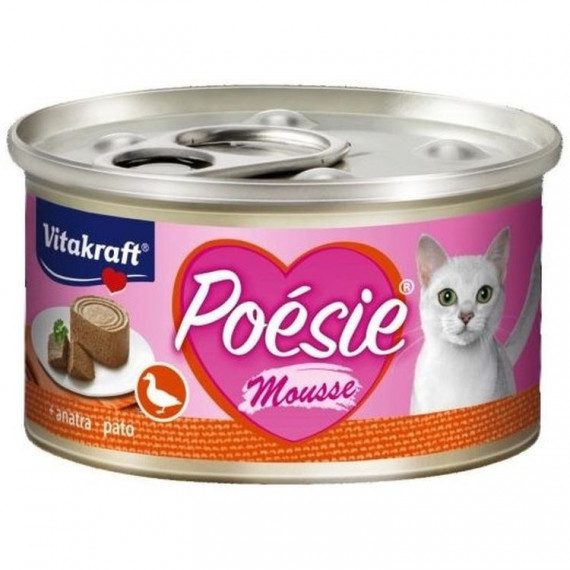 VITAKRAFT Gato Adulto Poesie Mousse Pato Lata 85 Gr