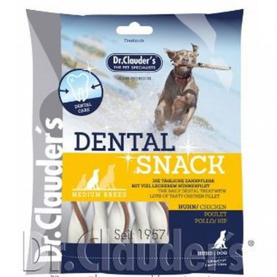 DR CLAUDER perro snack dental mediano pollo 170 gr