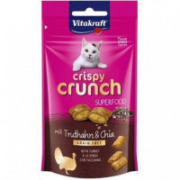 VITAKRAFT Gato Snack Crispy Crunch Pavo y Chia 60 Gr