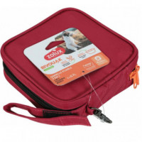 ZOLUX Comedero Plegable 2 en 1 Rojo