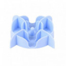 ZOLUX Soporte Slow Feeder Silicona Azul M