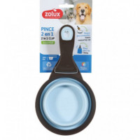 ZOLUX Clip Medidor Silicona Azul L