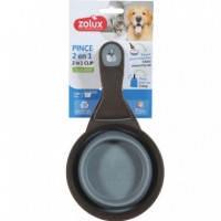 ZOLUX Clip Medidor Silicona Gris L