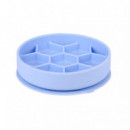ZOLUX Perro Comedero Slow Feeder Silicona Azul M