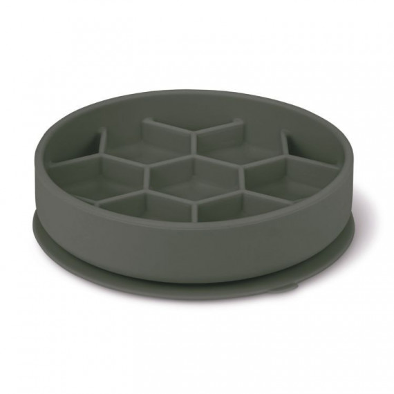 ZOLUX Perro Comedero Slow Feeder Silicona Gris M