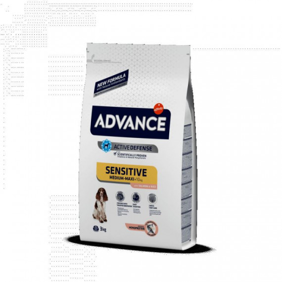 ADVANCE Perro Adulto Sensitive Salmon 3 Kg