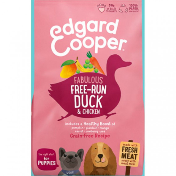 Edgard&cooper Perro Puppy Pato y Pollo 2.5 Kg  EDGARD & COOPER