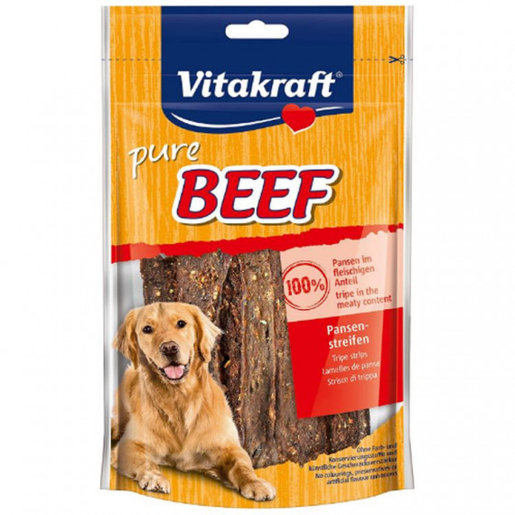 VITAKRAFT Perro Snack Tiras Pure Vacuno