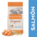 NATURES VARIETY gato adulto esterilizado HG salmon 1.25 kg