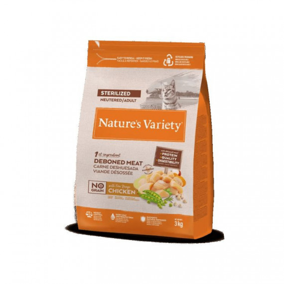 Natures Variety Gato Adulto Esterilizado Hg Pollo 3 Kg  NATURE'S VARIETY
