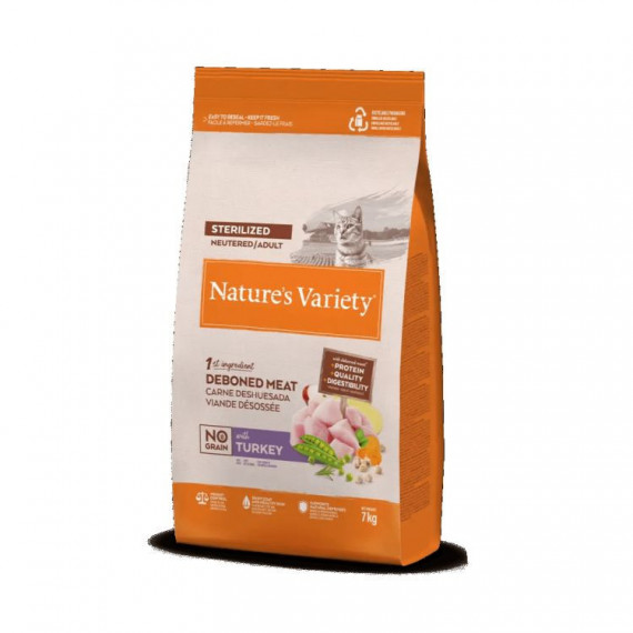 Natures Variety Gato Adulto Esterilizado Ng Pavo 3 Kg  NATURE'S VARIETY