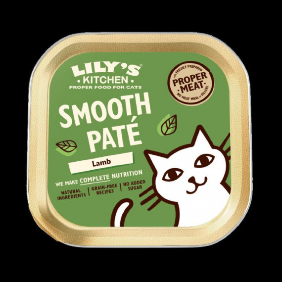 LILY'S KITCHEN Gato Adulto Pate Cordero Tarrina 85 Gr