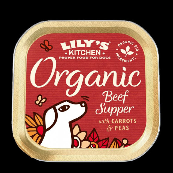 LILY'S KITCHEN Perro Adulto Organic Beef Supper Tarrina 150