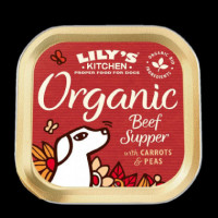 LILY'S KITCHEN Perro Adulto Organic Beef Supper Tarrina 150