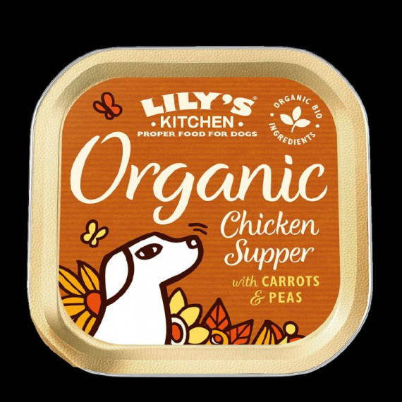 LILY'S KITCHEN Perro Adulto Organic Chicken Supper Tarrina 1