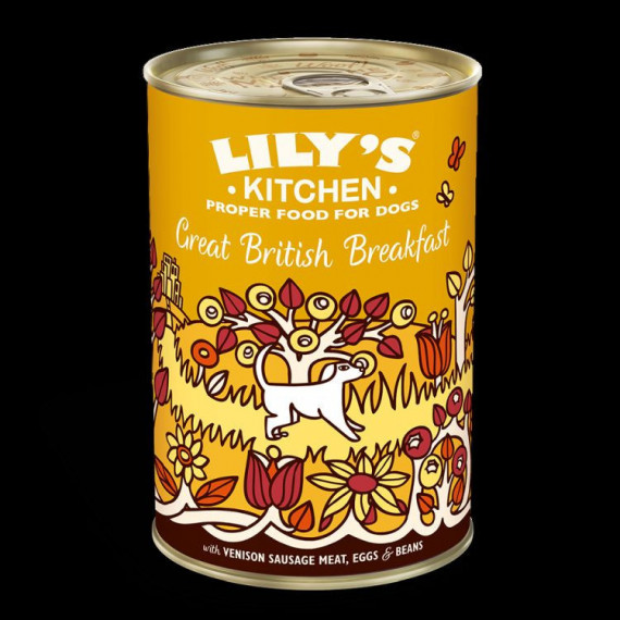 LILY'S KITCHEN Perro Adulto Great Brittish Breakfast Lata 40