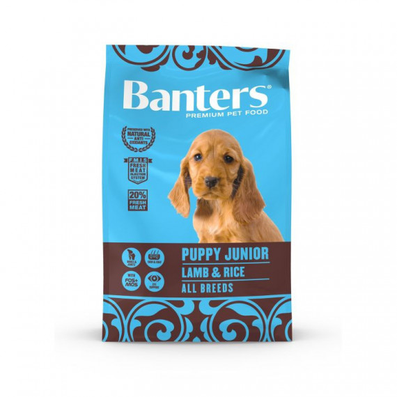 BANTERS Perro Puppy Cordero 3 Kg