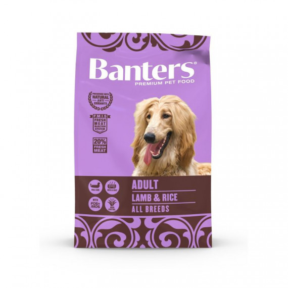 BANTERS Perro Adulto Cordero 3 Kg