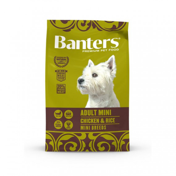 BANTERS Perro Adulto Pollo Mini 8 Kg