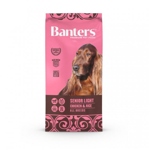 BANTERS Perro Senior Light Pollo 15 Kg