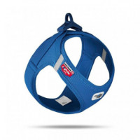 CURLI Perro Arnes Air-mesh Azul 2XS 30-34 Cm
