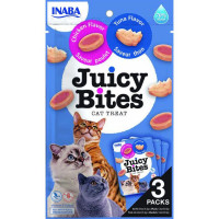 CHURU Gato Snack Juicy Bites Pollo y Atun 3X11 Gr