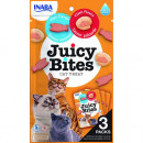 CHURU Gato Snack Juicy Bites Pescado y Almeja 3X11 Gr