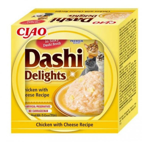 CHURU Gato Dashi Delight Pollo y Queso