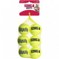 KONG Perro Juguete Pelota Air Dog Talla M 6 Ud