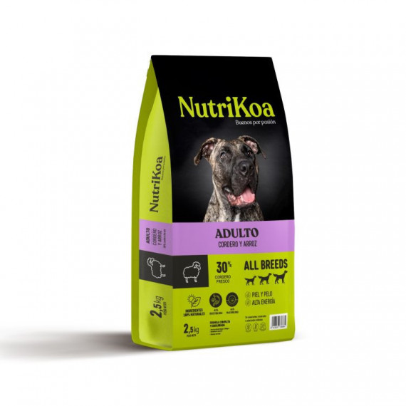 NUTRIKOA Perro Adulto Cordero 2.5 Kg