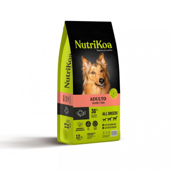 NUTRIKOA Perro Adulto Grain Free Salmon 12 Kg