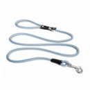 CURLI Perro Correa Strech Confort Azul Claro M 0,8X180 Cm