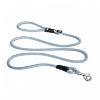 CURLI Perro Correa Strech Confort Azul Claro M 0,8X180 Cm